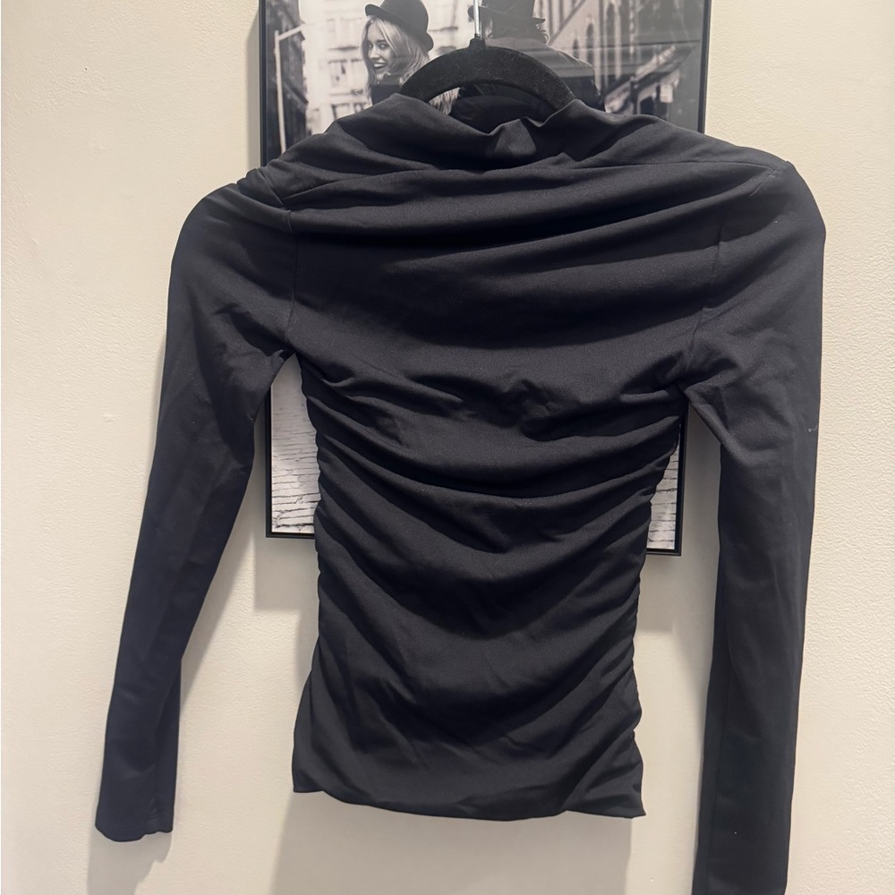 Aritzia Black Long Sleeve Top